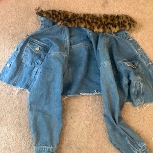 Cropped forever 21 jacket